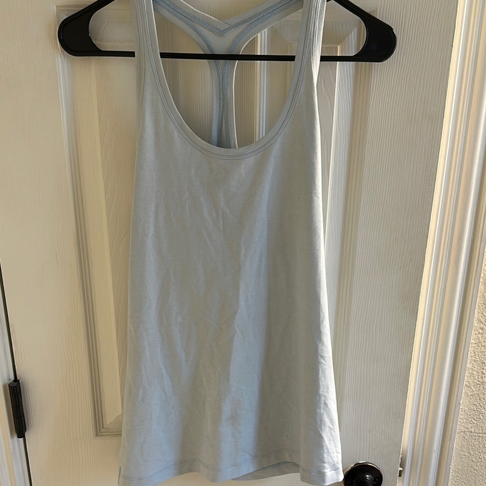Lululemon Athletica Gray Sleeveless Tank Top
